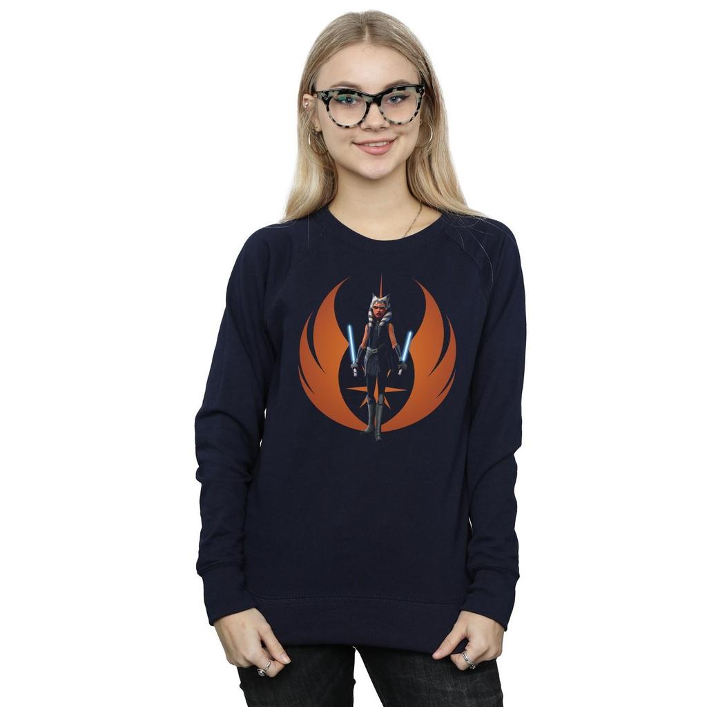 Star Wars Womens/Ladies Clone Wars Ahsoka Rebel Pose Sweatshirt
