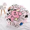 1 шт. Автоматический складной зонт BT21 Cooky для улицы - Автоматическое открытие/закрытие, Портативная 3-складная конструкция, Железный каркас с 8 ребрами, Идеальный подарок для фанатов, Путешественников, для ежедневного использования