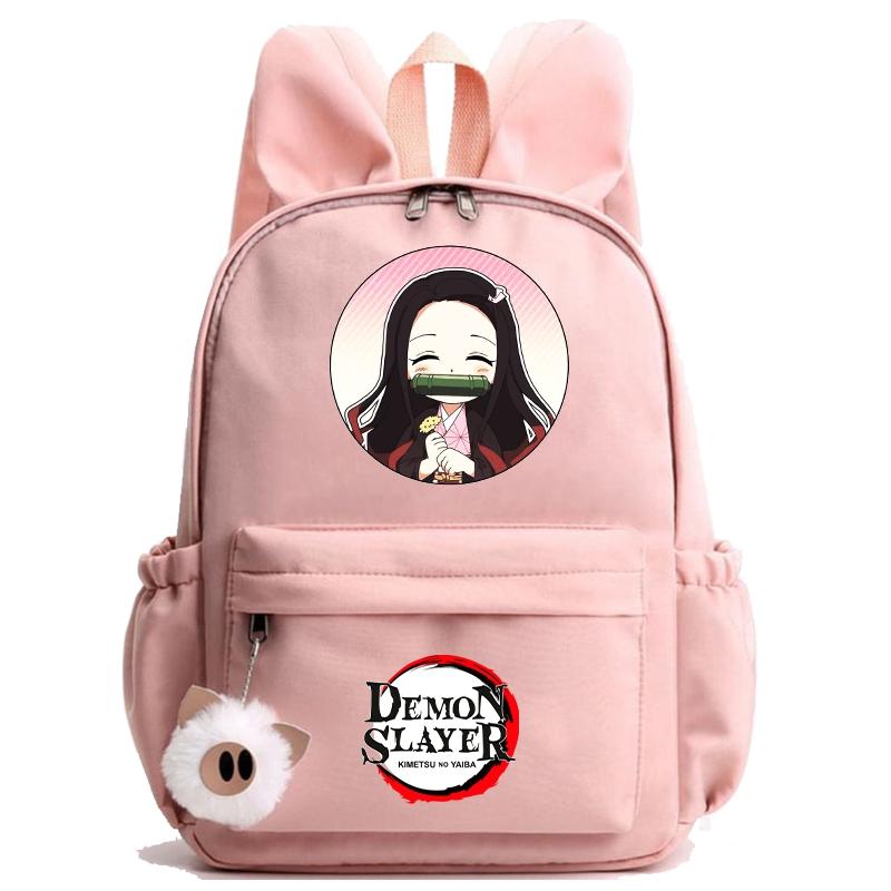Рюкзак «Убийца демонов» в стиле аниме, рюкзак для девочек и мальчиков, школьный рюкзак для школы, сумка для книг для мужчин и женщин, дорожная сумка для отдыха Mochila