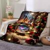 1Pc Christmas Night Fantasy Blanket Soft And Comfortable Casual Warm Camping Travel Christmas Halloween Gift M292125