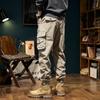 Multi-pocket Overalls Leggings Men's High-end Pants Trendy Brand High-end Men's Casual Loose Men's Trousers