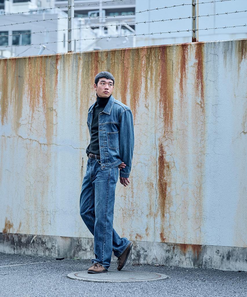 PLAC [Shiota Made] Type-1 Selvedge Jacket Blue