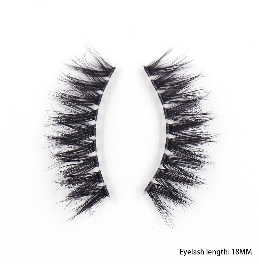 3D Mink Lashes Transparent Band False Eyelashes Natural Fake Eyelash Anime Winged Clear Band Lashes Manga Lashes Makeup