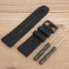 26 мм ремешок для часов силиконовый с пряжкой водонепроницаемый ремешок для часов подходит для Garmin fenix 5Xplus (черный)