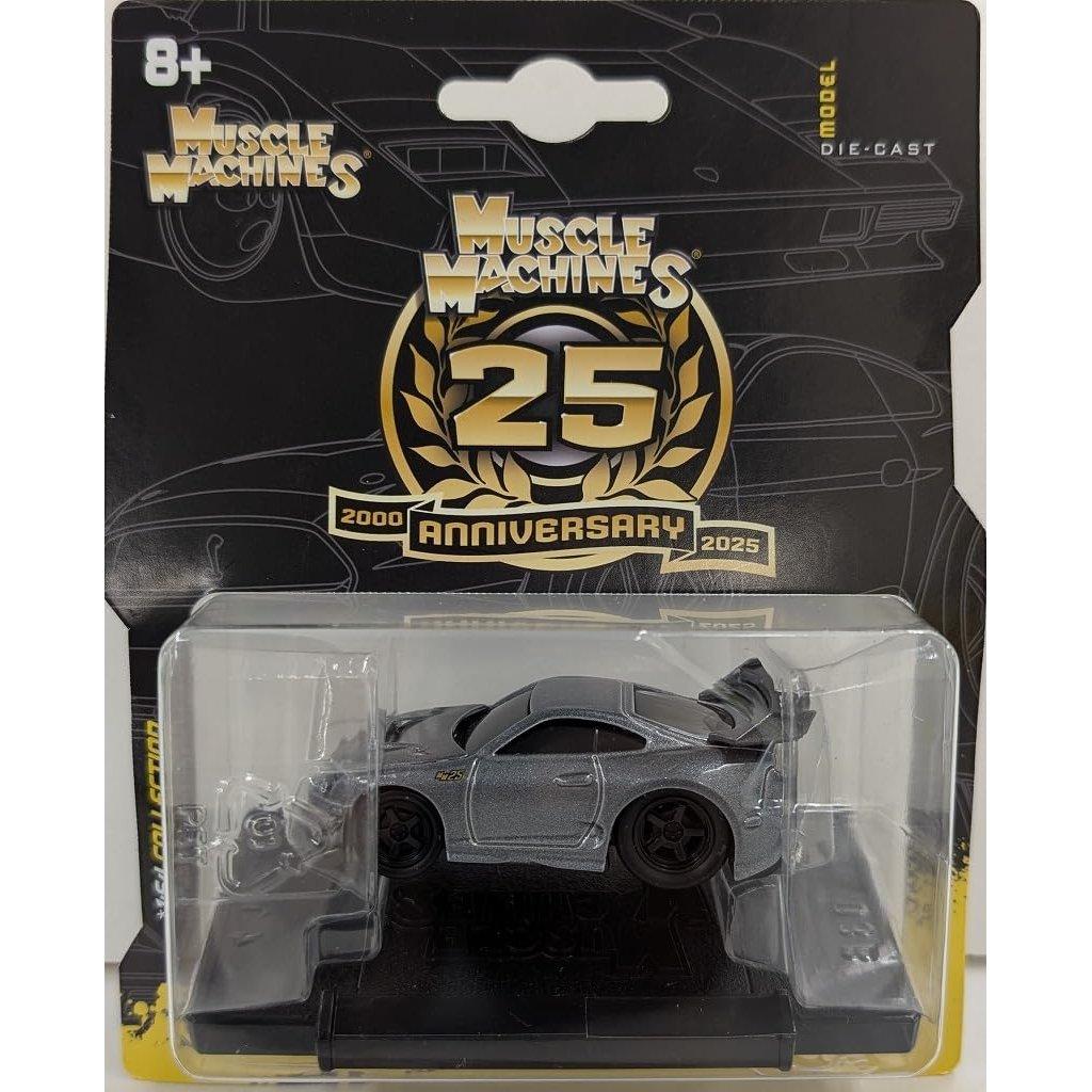 Kyosho Maisto Muscle Machines 1/64 Toyota Supra MK4 Металлик Серый 25-летие Металлическая Модель Автомобиля MS15573MGR