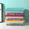 Clear Children's Toy Organizer 2 Layers Particle Holder Building Blocks Storage Box  for Kids