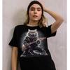 Летний топ с круглым вырезом и принтом 3D Cat, модные повседневные женские футболки с короткими рукавами