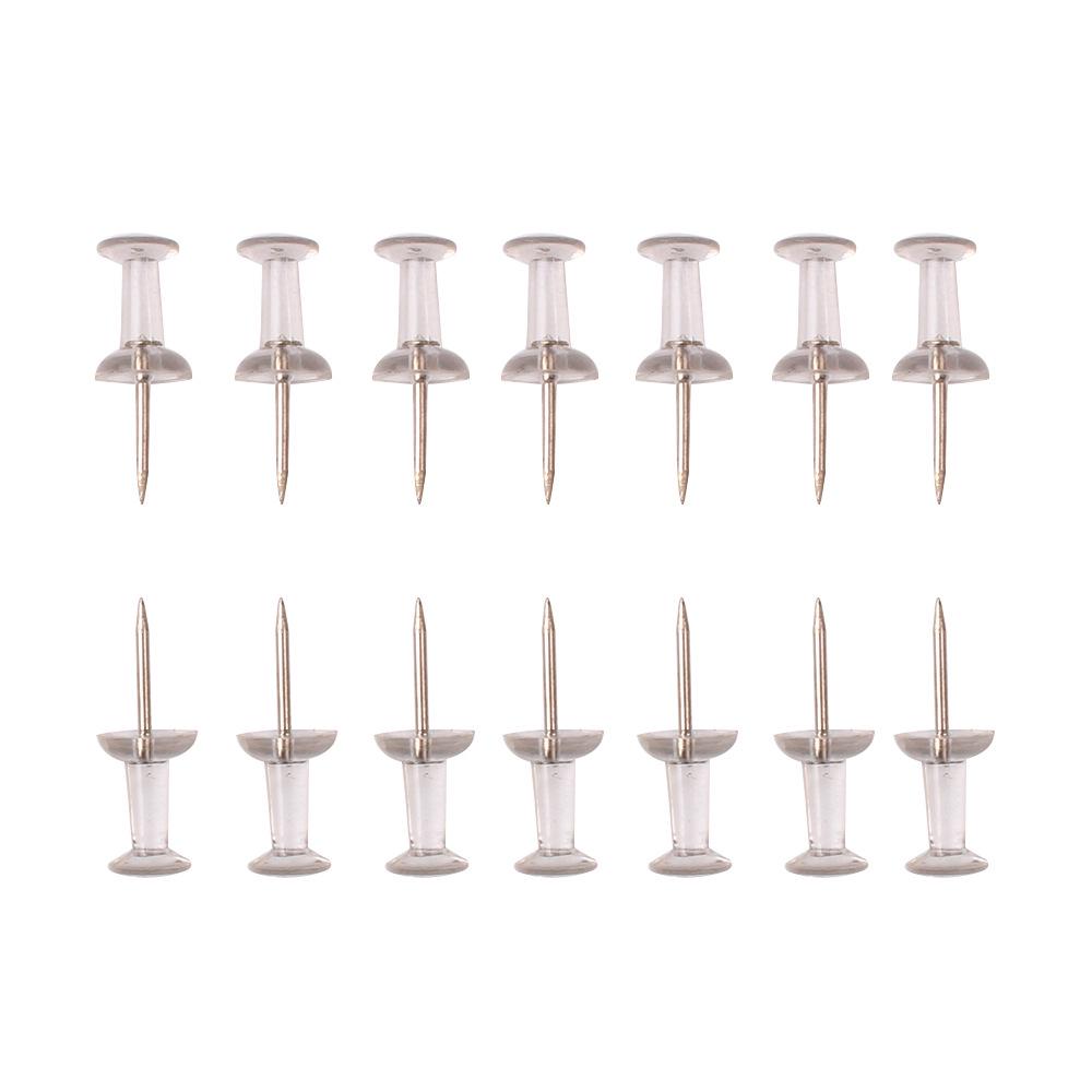 In S Transparent Push Pins Thumb Thumbtack Board Pins Drawing Photo Wall Studs Office School Supplies
