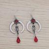 New Gothic Vampire Bat Moon Dangle Earrings - European and American Style