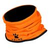 Kelme Knit Neck Warmer for Men and Women, Double-Sided, Fall/Winter, Flash Orange/Black, 27 X 26 Cm