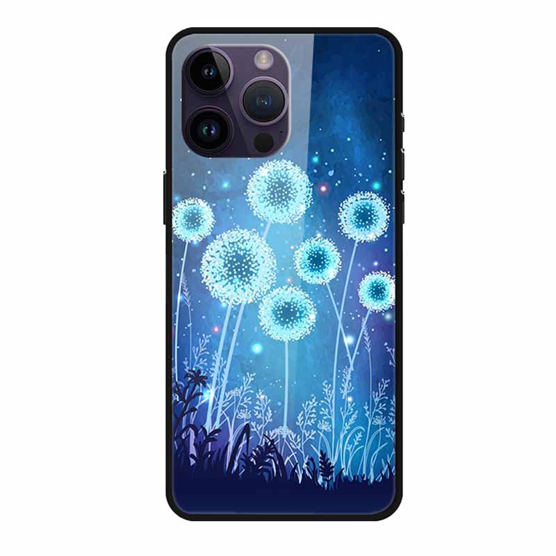 Стеклянная задняя крышка для чехла телефона iphone 16 Pro Max 16Pro Max Жесткий закаленный стеклянный чехол Для iphone 15 Pro Max Чехол Мягкий бампер из ТПУ