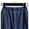 Ladies' Trousers Big Size Women's Denim Shorts Wide-legged Thin Section A Word Skirt Trousers Female Summer Thin Cover Belly Five-minute Trousers