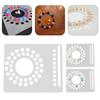 Wristlet Bead Board Practical Beading Board Bead Organizers Beading Trays for Wristlet and Keychain Jewelry Making