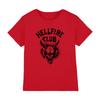 Stranger Things Hellfire Логотип-спрей Детская футболка 7-13 лет, Красная