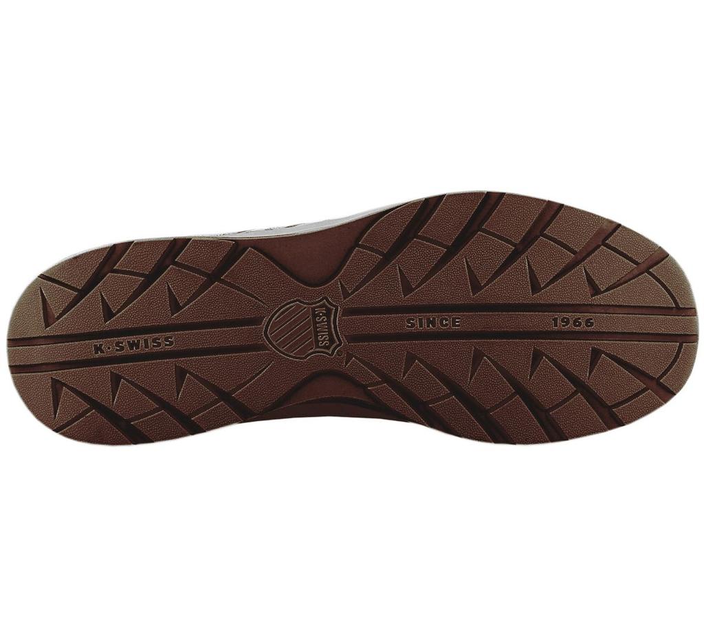 K-SWISS Vista Trainer Mid Wnt - Мужские зимние кроссовки из кожи коричневого цвета 07145-210-M ОРИГИНАЛ