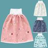 Toddler Cotton Diaper Skirt High Waist Breathable Waterproof Changing Pants