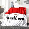1 шт. Мягкий фланелевый плед Marlboro PM для дома, офиса, улицы. Всесезонный. Прочный комфорт. Мягкий теплый плед для дома, путешествий. Всесезонный.
