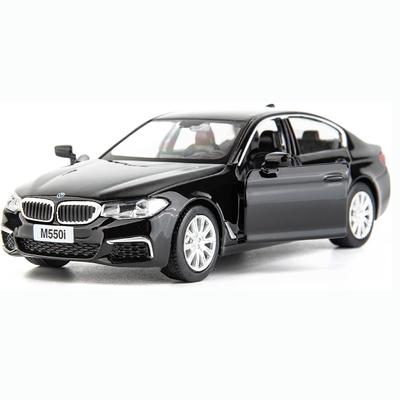1:36-масштабная модель автомобиля BMW M550i, литье под давлением, игрушечный автомобиль из сплава, транспортные средства с откатным механизмом, игрушечный автомобиль для малышей, детей, мальчиков и девочек, подарок, синий