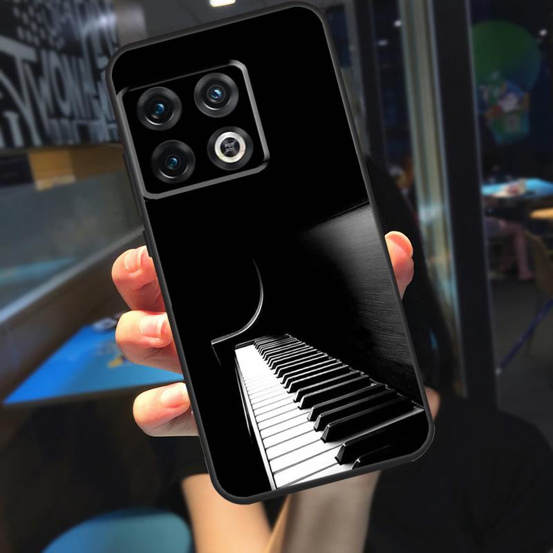 Piano Keys Keyboard design Funda For OnePlus 12R 13 R 12 11 9 10 Pro 8T 9RT 10T OnePlus Nord 4 CE 2 3 Lite N20 N30 Case
