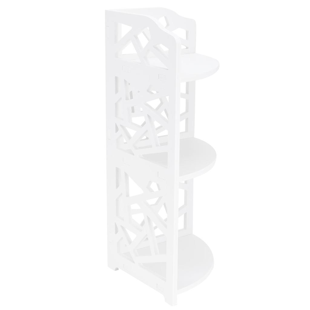 3 Tier Small Corner Shelves Plant Standing Rack for Small Spaces Bathroom Bedroom Organizer