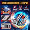 HB3 9005 LED Bulbs, 1000% Super Bright 40000LM Cool White 6500K,1:1 Mini Size, Plug And Play, CANBUS Ready, IP68 Waterproof 9005 LED Fog Light Bulbs,