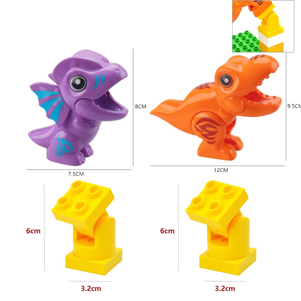 Large Building Blocks Conveying Pipeline Ball Playground Slide Ladder Assembly Compatible Accessories Kid Toys Cars Big Size A11