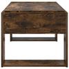 Coffee Table Smoked Oak 110 x 50 x 41 cm Engineered Wood
