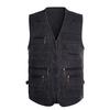 Puntos Men  Multi Pocket Waistcoat Plus Size Outdoor Shooting Fishing Hiking Vest Jacket