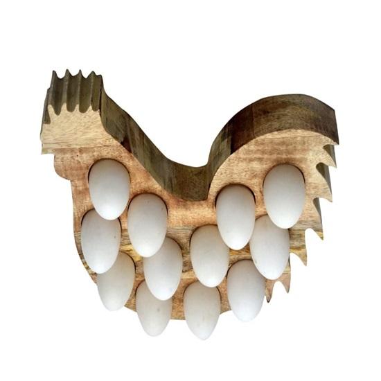 Деревянная яичная тара диаметром 30,5 см.. Яичный лоток на 12 яиц. Упаковка: 1 шт.