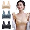 Bra Underwear for No Night Lightweight Makes Breasts Look Lace Underarm Fat Corrective Underarm Fat Bust Soft [YunXiozy Star] 3-piece Set, Women,