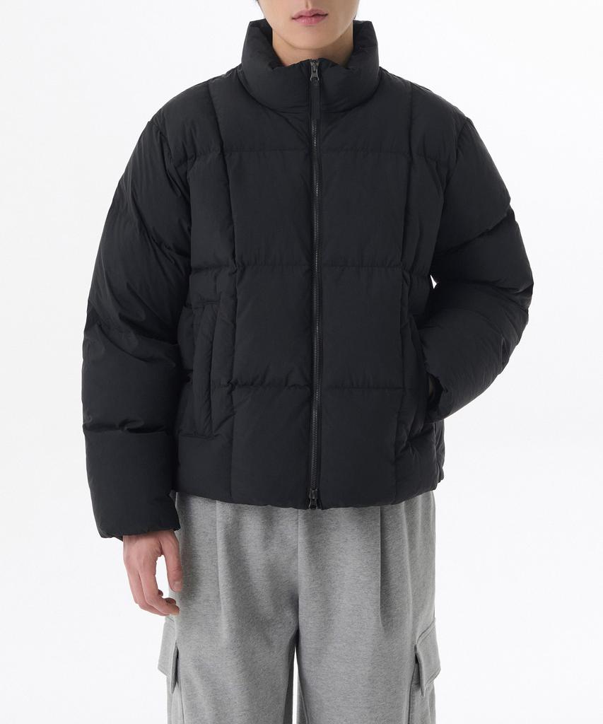 Musinsa Standard Square Quilted Down Puffer Short Padded Jacket [Black]