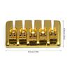 5 Strings Bass Bridge Vintage Locked Saddles Bass Bridge Bottom Through String