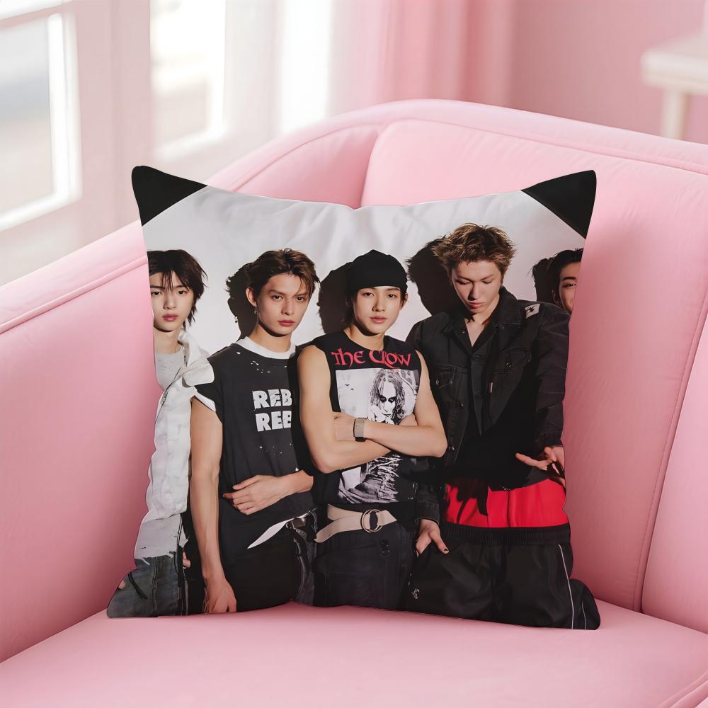 Korean Handsome Boy Group CCortis Cushion Cover Pillow Case Soft Skin Friendly Fabric Concealed Zipper