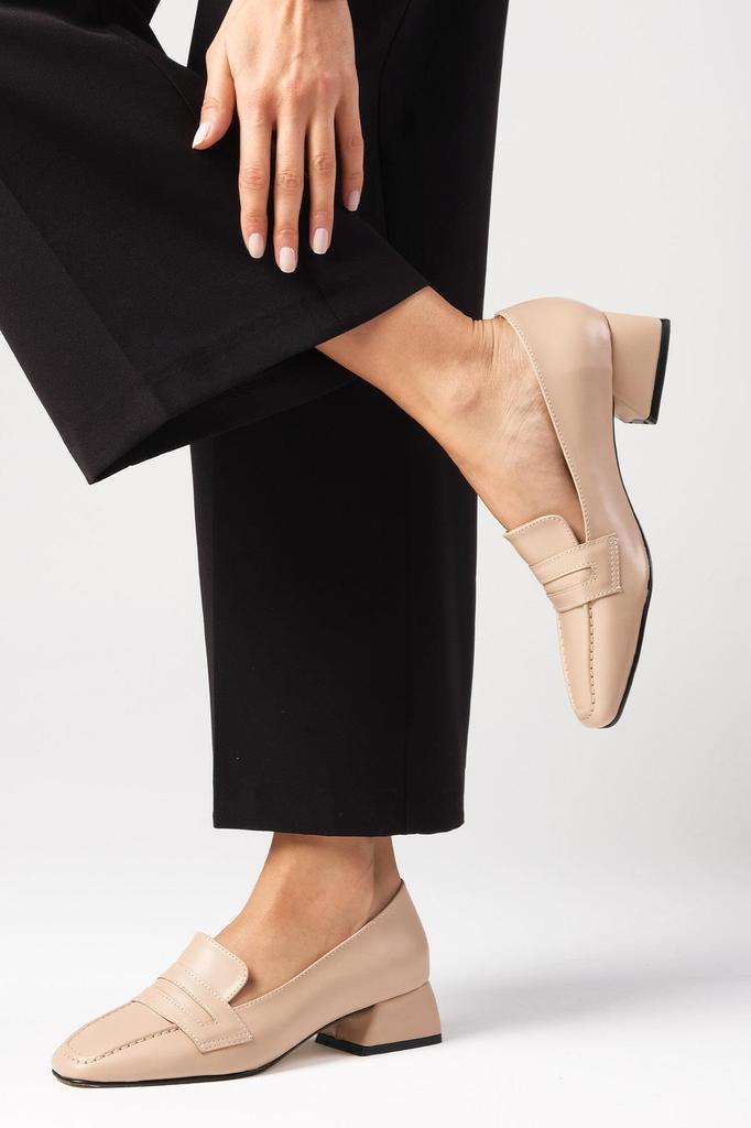 Женские модные туфли-лодочки черного цвета, туфли на низком каблуке с тупым носком