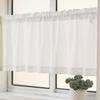 OSONA Mirror Lace Cafe 45cm 190cm Perfect for Small Mirror UV Room Heat Energy Blackout Scandinavian Sun Washable 1 Curtains, Long, Wide, Windows,