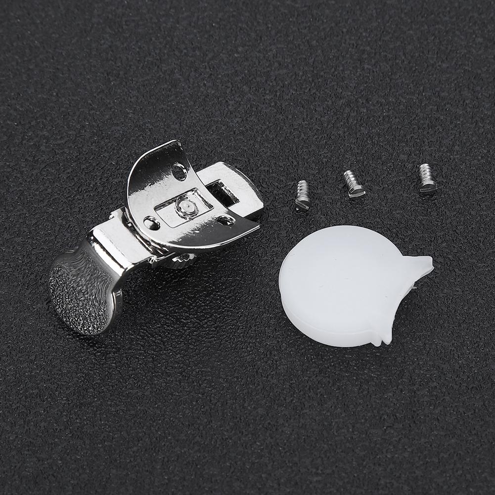 Подставка для большого пальца кларнета Серебряный палец Белая шляпа Аксессуары для музыкальных инструментов