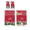 50 ШТ. Подарочные Коробки С Рождеством Xmas Мешки Для Конфет Снеговики Снежинки Мешки Для Печенья Санта-Клаус Мешок Для Конфетных Угощений Рождество