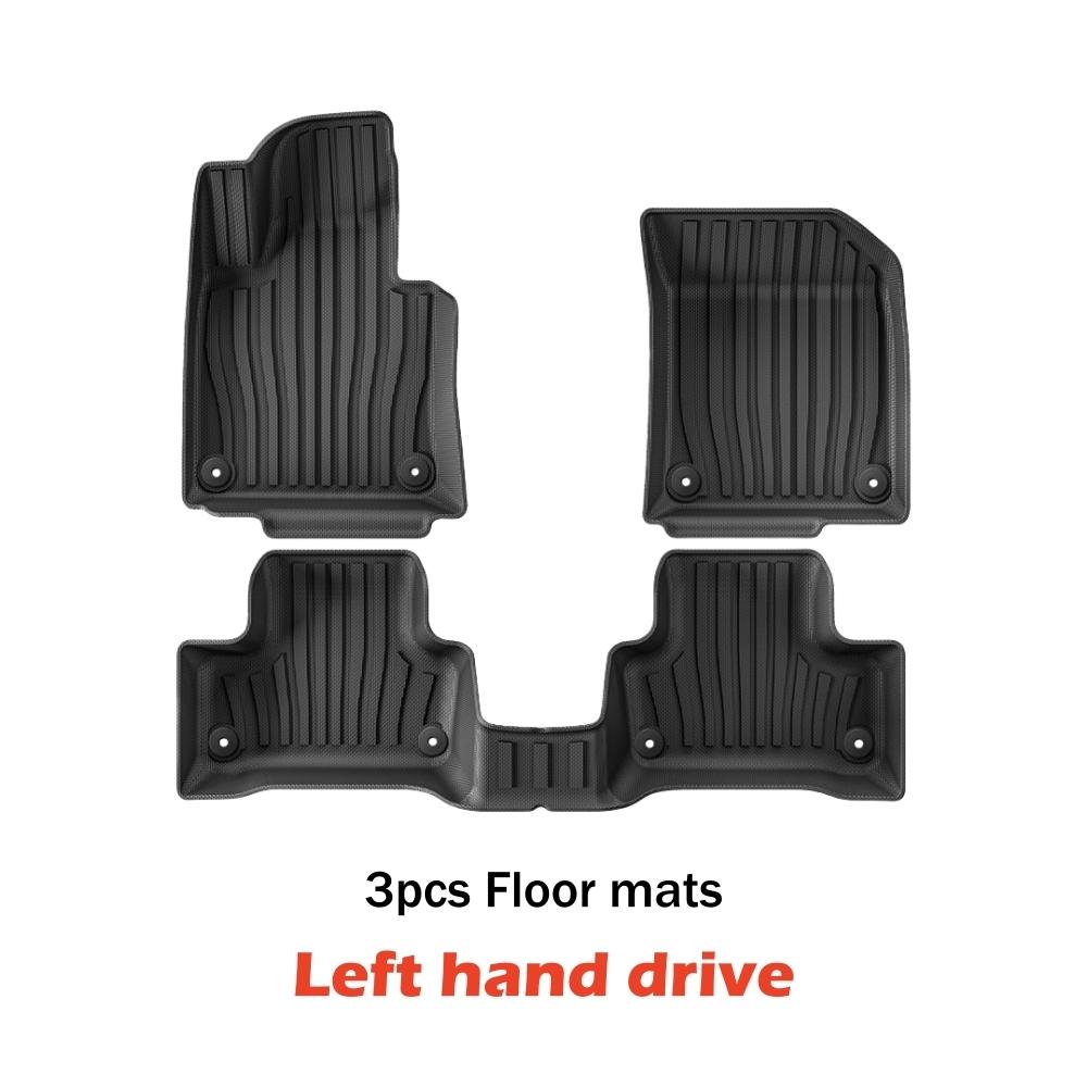 3D TPE коврики для пола Volvo XC60 2018-2025 всепогодные напольные покрытия прочные коврики для багажника напольные ковры