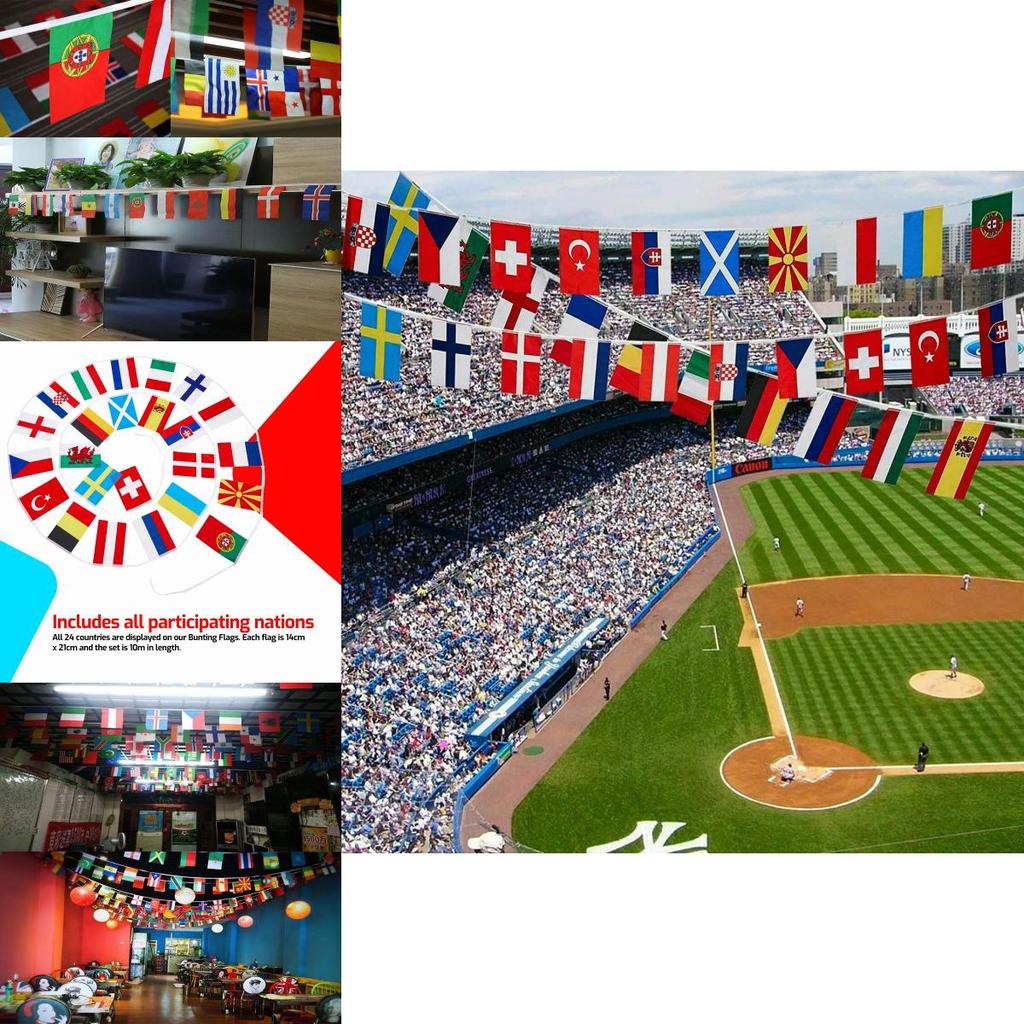 Флажки Евро 2021 Премиум Качества Турнирные Флаги Для Всех 24 Наций В Ярких Цветах