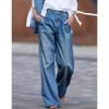 New High-Waisted Slimming Wide-Leg Loose Denim Jeans