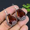 Natural Honey Topaz Gemstone Handmade 925 Sterling Silver Earring 1.77" Q9f22
