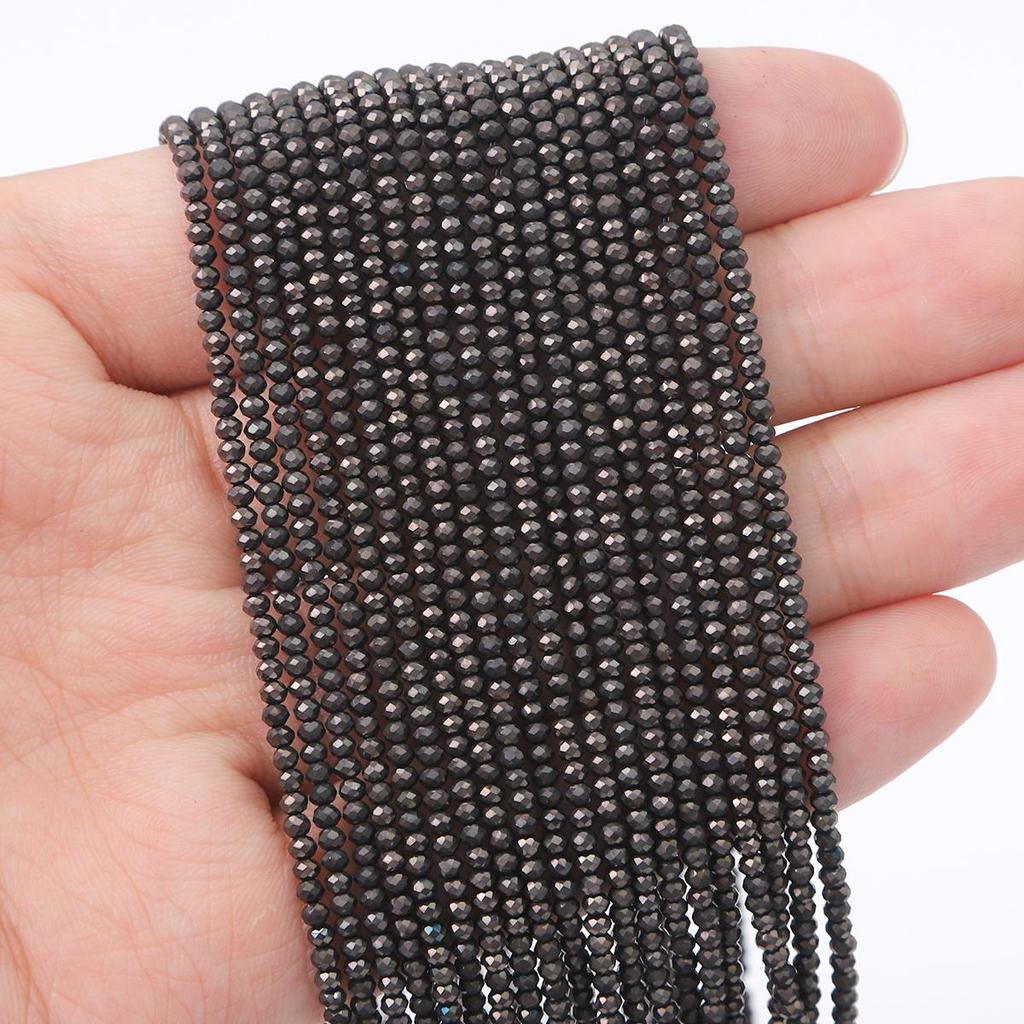 36cm Mini Glass Loose Beads Plated Color Faceted Beads For Jewelry Making DIY Necklace Bracelet Earring