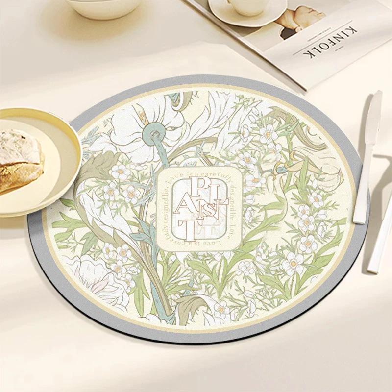 Подставка для обеденного стола Подставка под стакан Коврики для стола Декор для журнального столика Посуда Изоляционные прокладки Кухонный декор Аксессуары