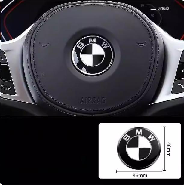 1 шт. Наклейка на центр руля автомобиля, внутренняя отделка для BMW E36 E46 E53 E90 E60 E61 E93 E87 X1 X3 X5 X6 F30 F20 F10