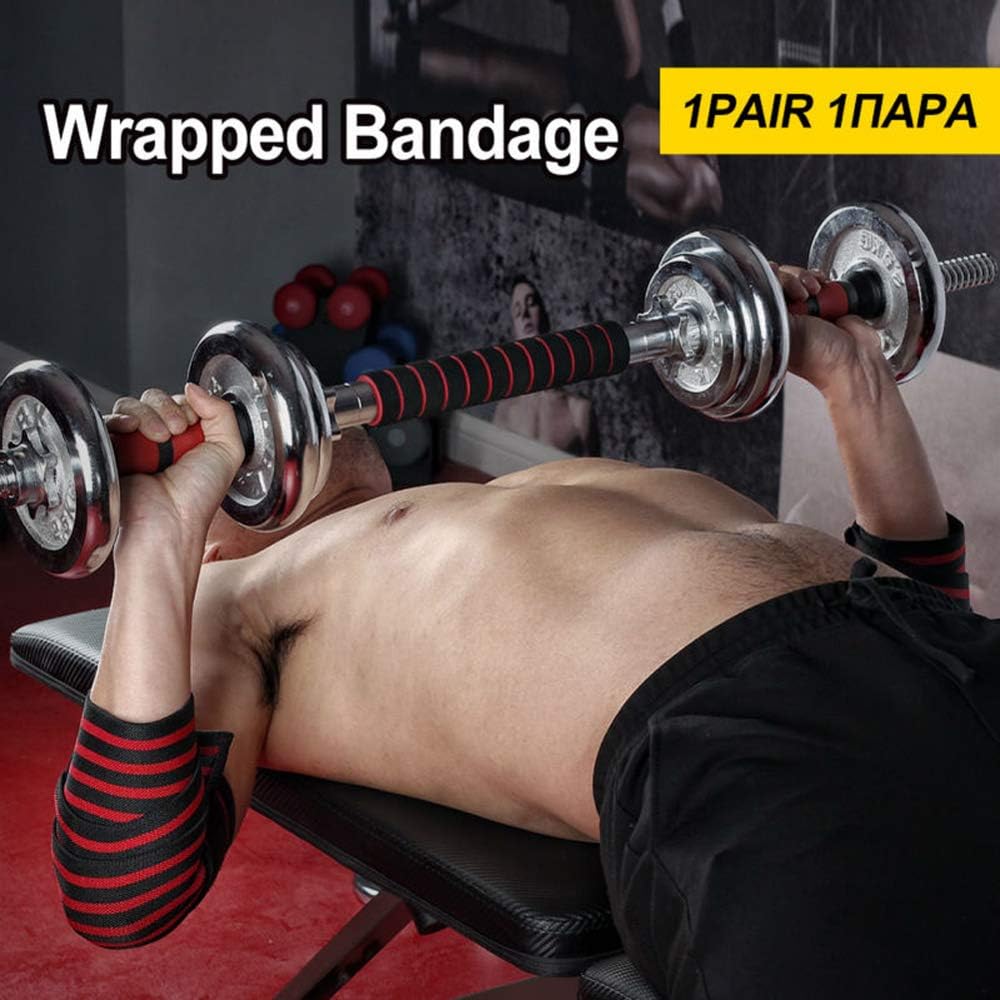 Профессиональные эластичные налокотники-бинты, поддержка локтя, компрессионная защита, бандаж для бодибилдинга, тренировок, пауэрлифтинга, для мужчин, для спортзала