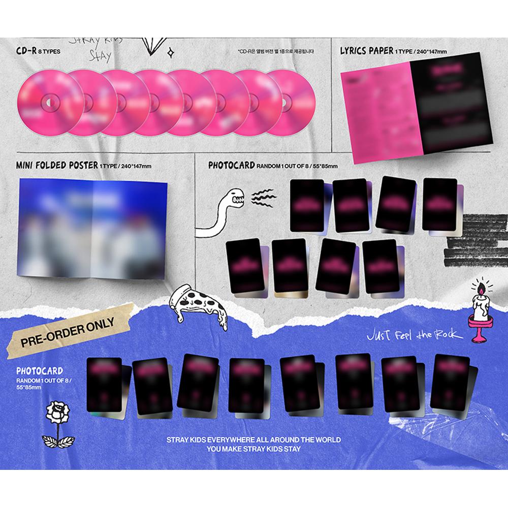 Stray Kids Мини-альбом Rock-Star POSTCARD VER. (ВЫБОР)