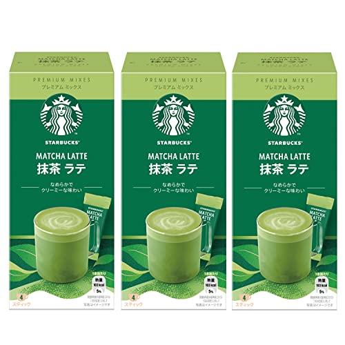 Set purchase Nestle Starbucks Premium Mix Matcha Latte Stick Coffee 4P 3 boxes + White Mocha
