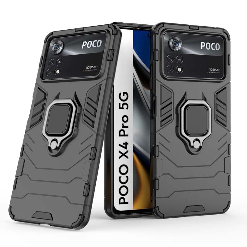 Противоударный чехол для Xiaomi POCO X5 X6 F5 M6 Pro X3 X4 GT F2 F3 F4 M3 M4 M5 M5S C40 C65 4G 5G чехол для телефона Armor Holder Back Coque