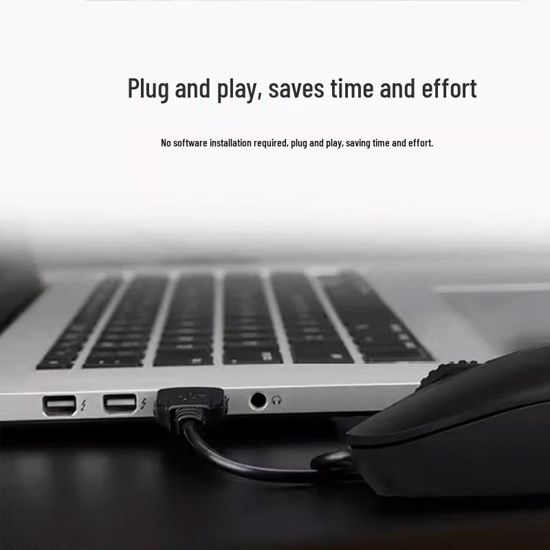 Rapoo NX1600 Wired Silent Keyboard and Mouse Combo