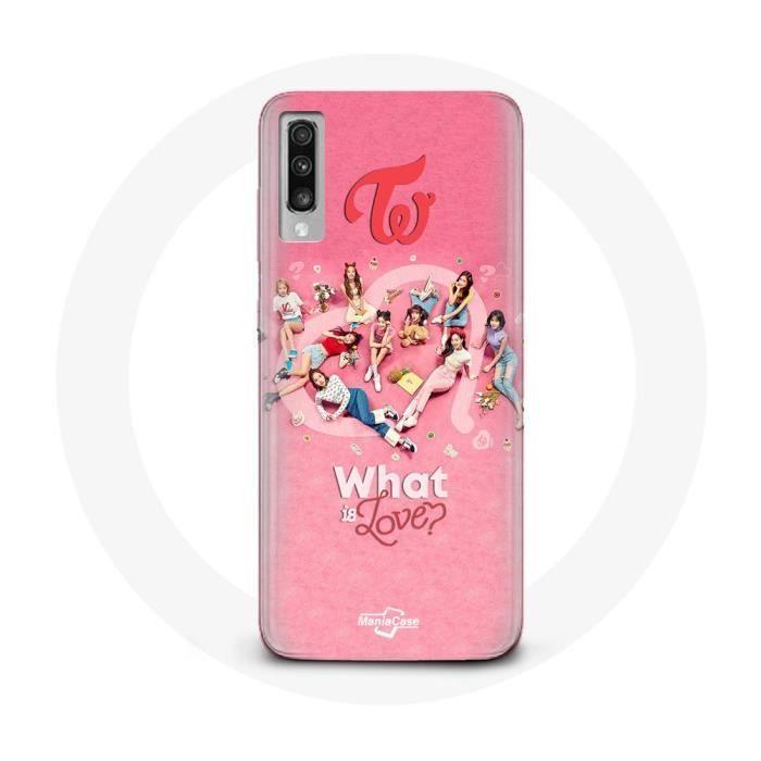 Case for Samsung Galaxy A50 TWICE Red Logo Poster What Is Love